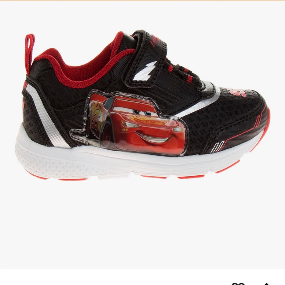 Toddler lightening McQueen tennis shoes size 10.